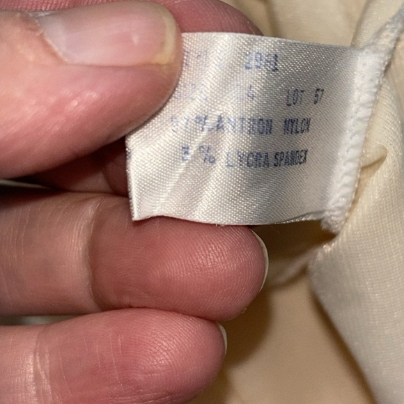 Vintage (Lot‎ of 2) Black & Ivory Slip dresses 34/36 coquette sexy romantic - Picture 11 of 13